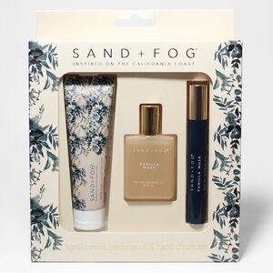🥥Sand + Fog Vanilla Musk Perfume Oil & Hand Cream Set
